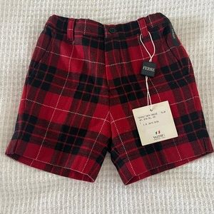 Cute Wool Plaid Shorts - unisex 6 months